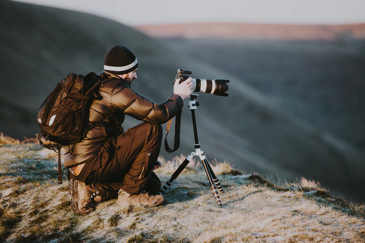 Photographer taking photos